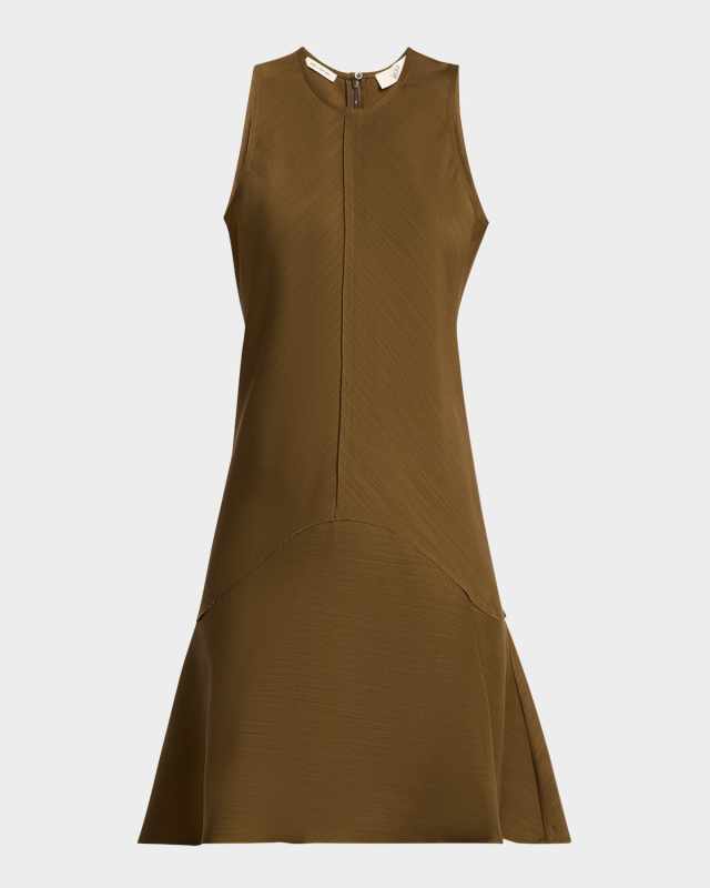 Shield Organic Wool-Silk Mini Dress